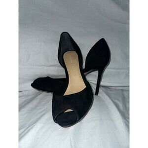 Veronica Beard Gadoy Suede Peep-Toe Pumps Size 6.5 MSRP $395